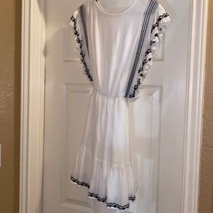 Ruffle Dress With Tie Back